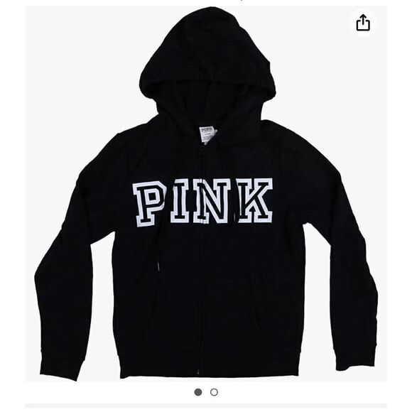 Matching set VS PINK bbw black/white - leggings & hoodie - Picture 1 of 5